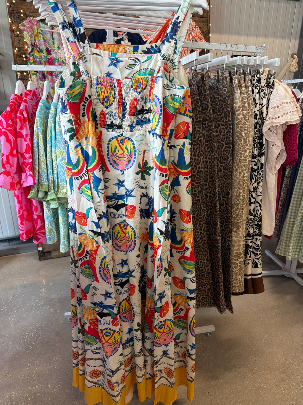 Bohemian Charm Multicolor Maxi Dress