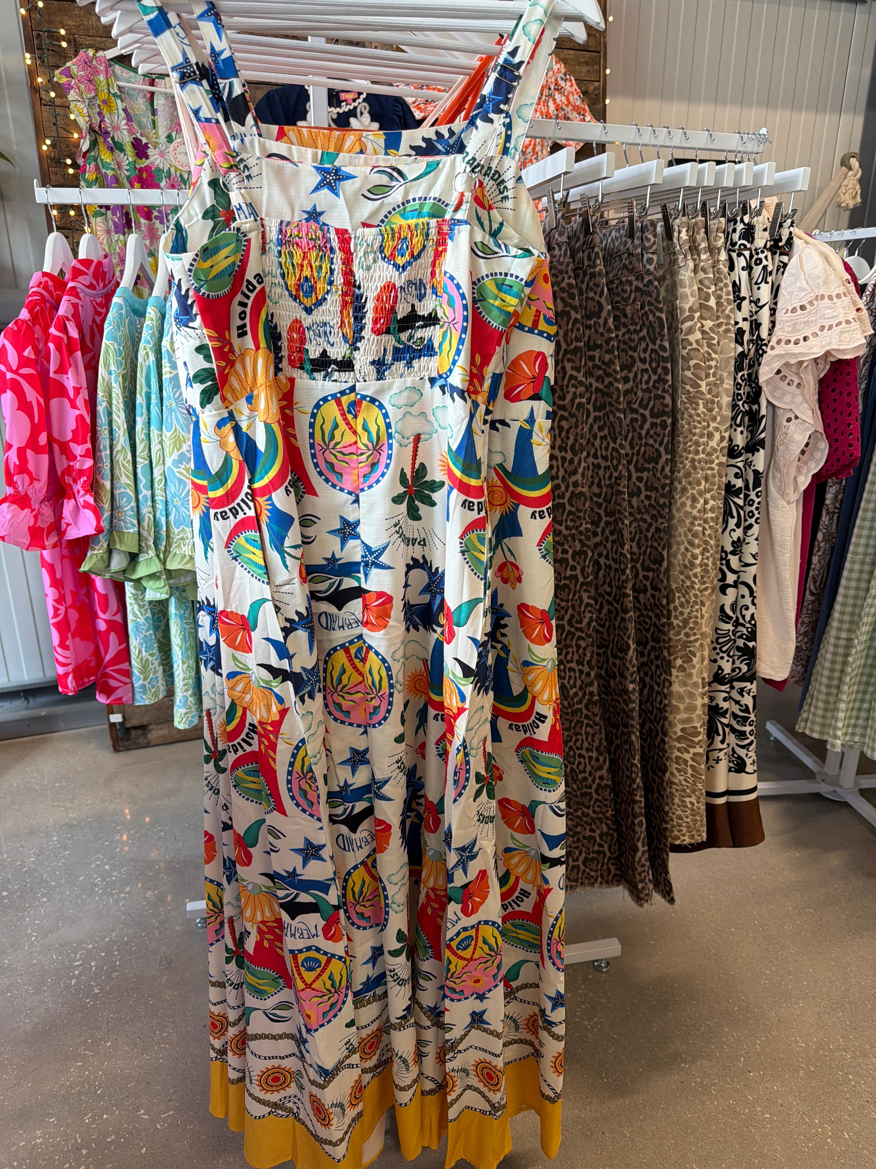 Bohemian Charm Multicolor Maxi Dress
