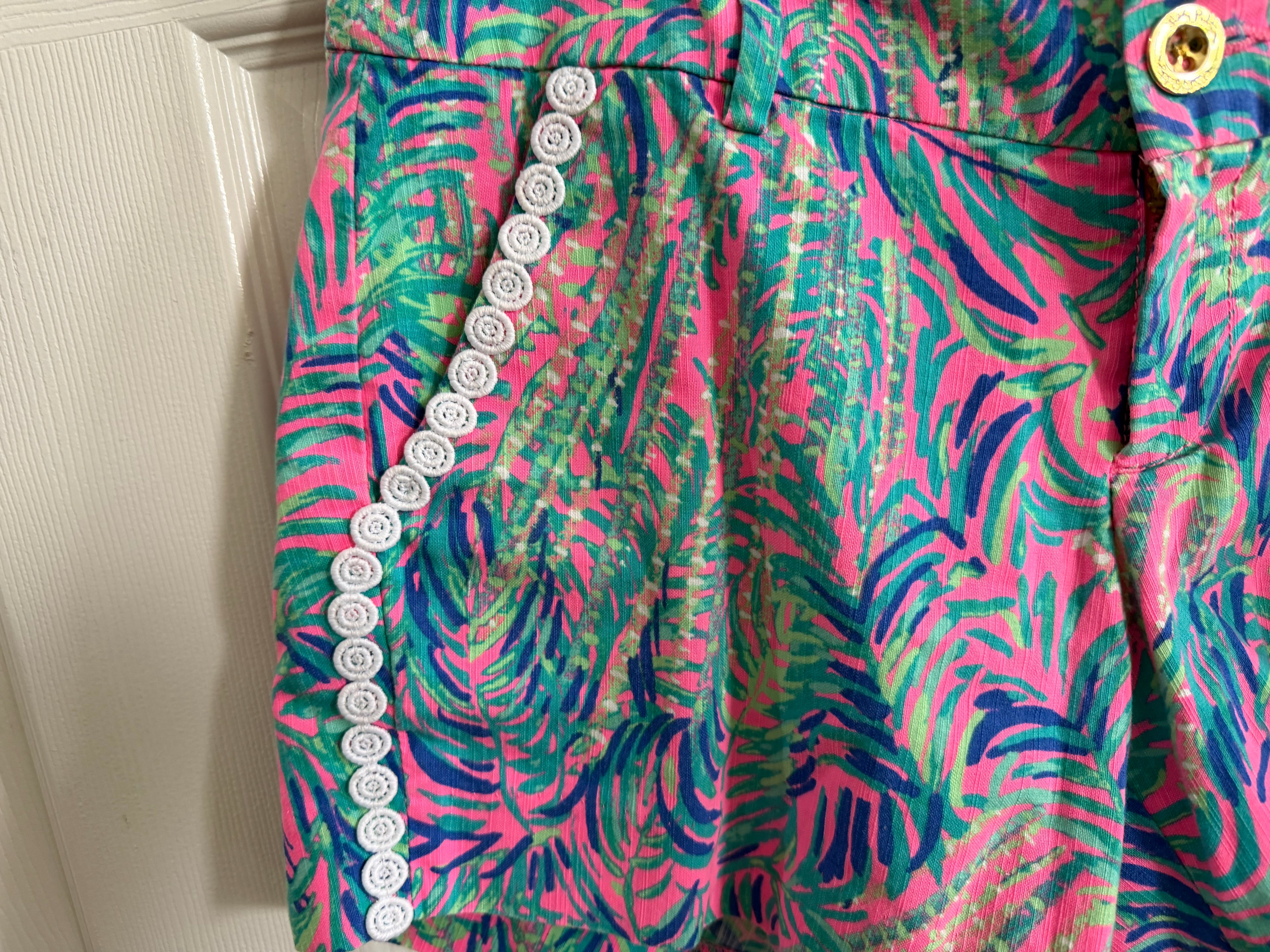 Lilly Pulitzer Pink, Green & Blue Tropical Shorts