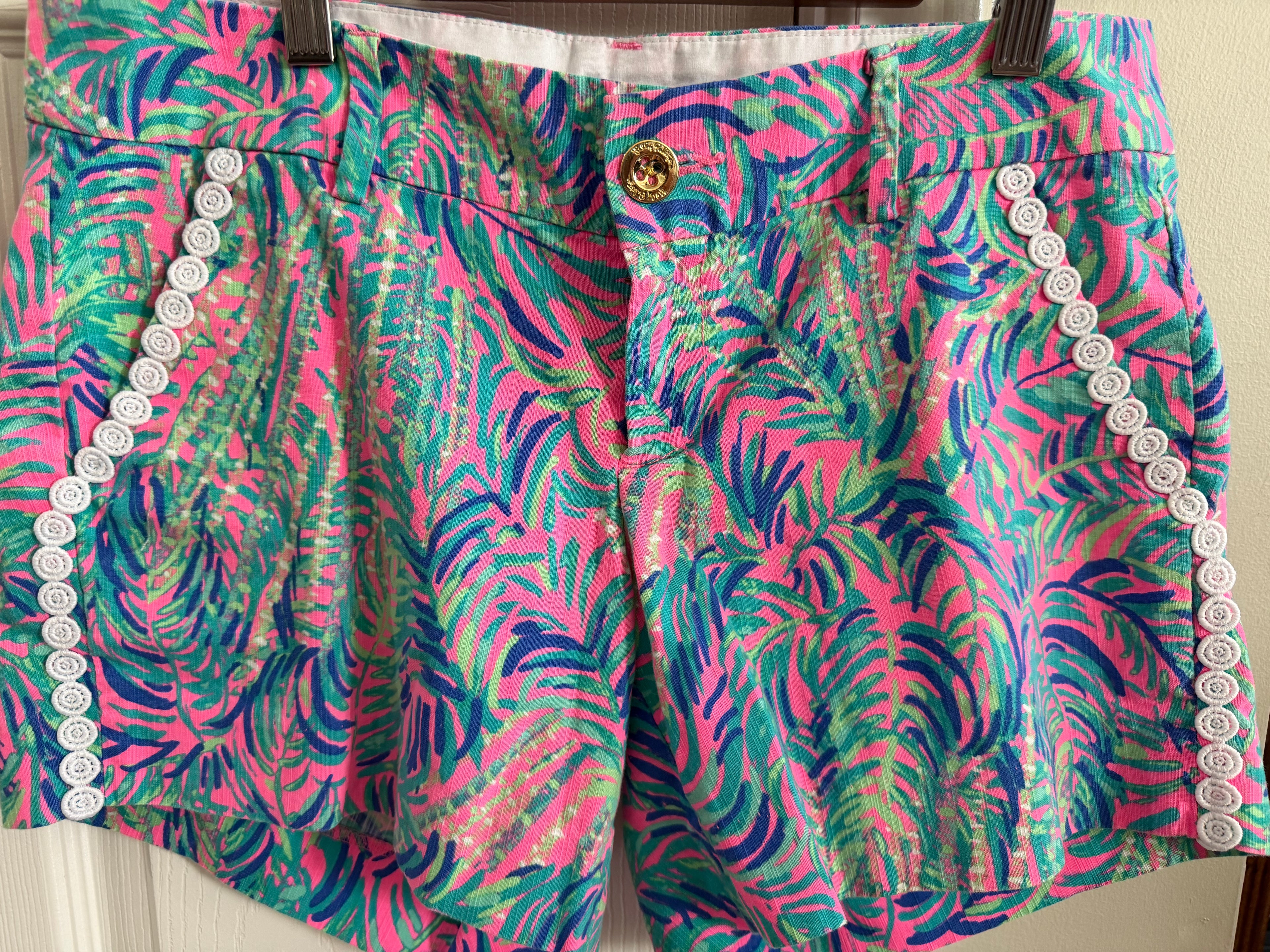 Lilly Pulitzer Pink, Green & Blue Tropical Shorts