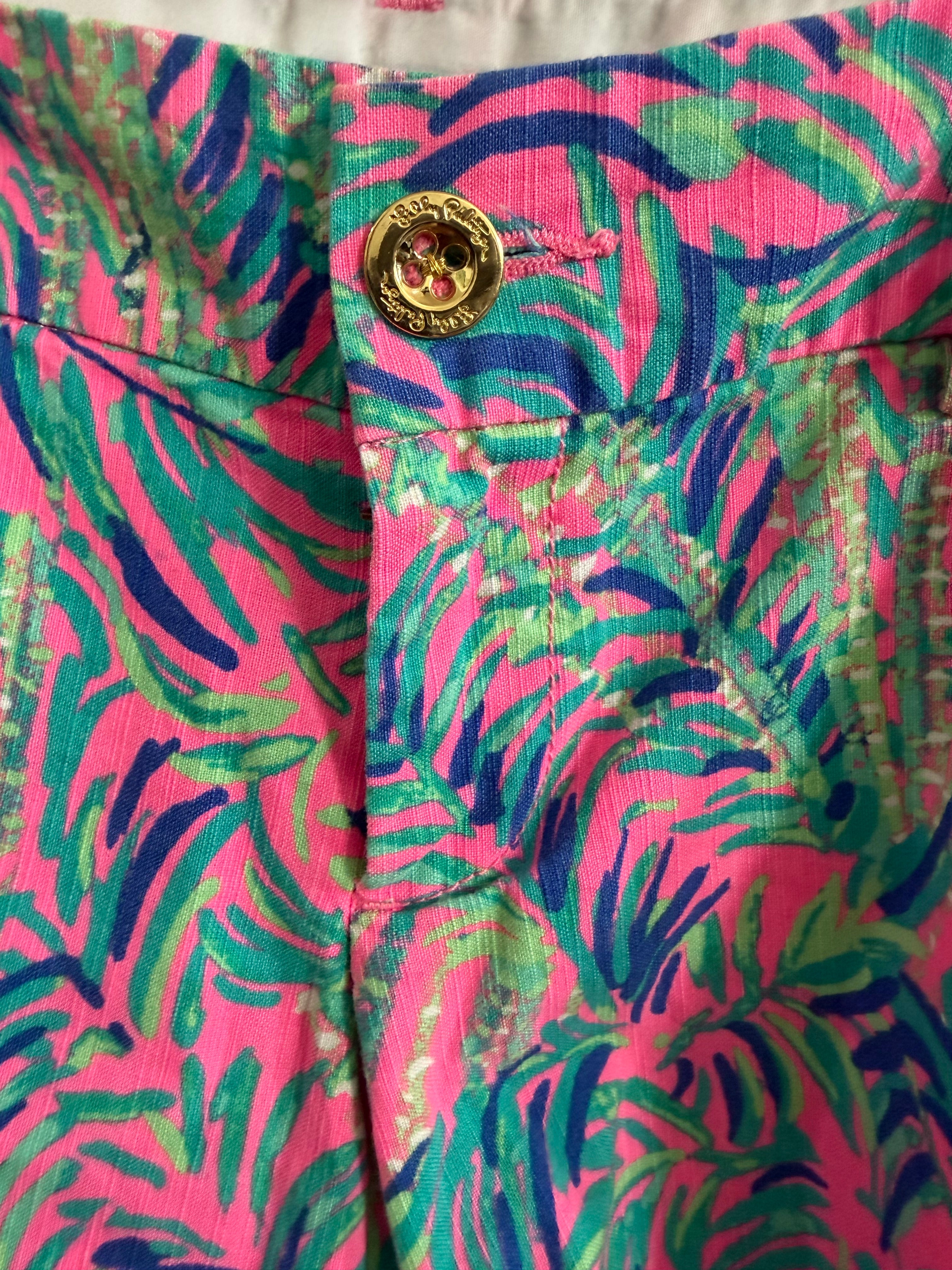 Lilly Pulitzer Pink, Green & Blue Tropical Shorts